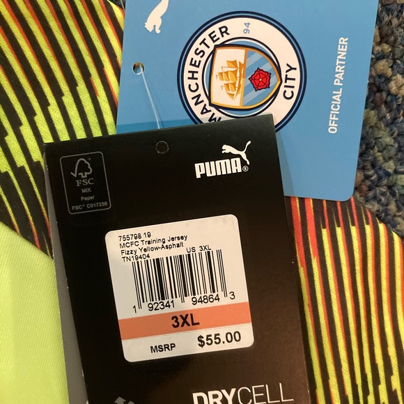 Sold elsewhere Puma Manchester City Mens 3XL FIZZY - Picture 2 of 4
